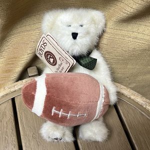 Johnny B Touchdown Retired Boyds Bear Plush Football Collectible